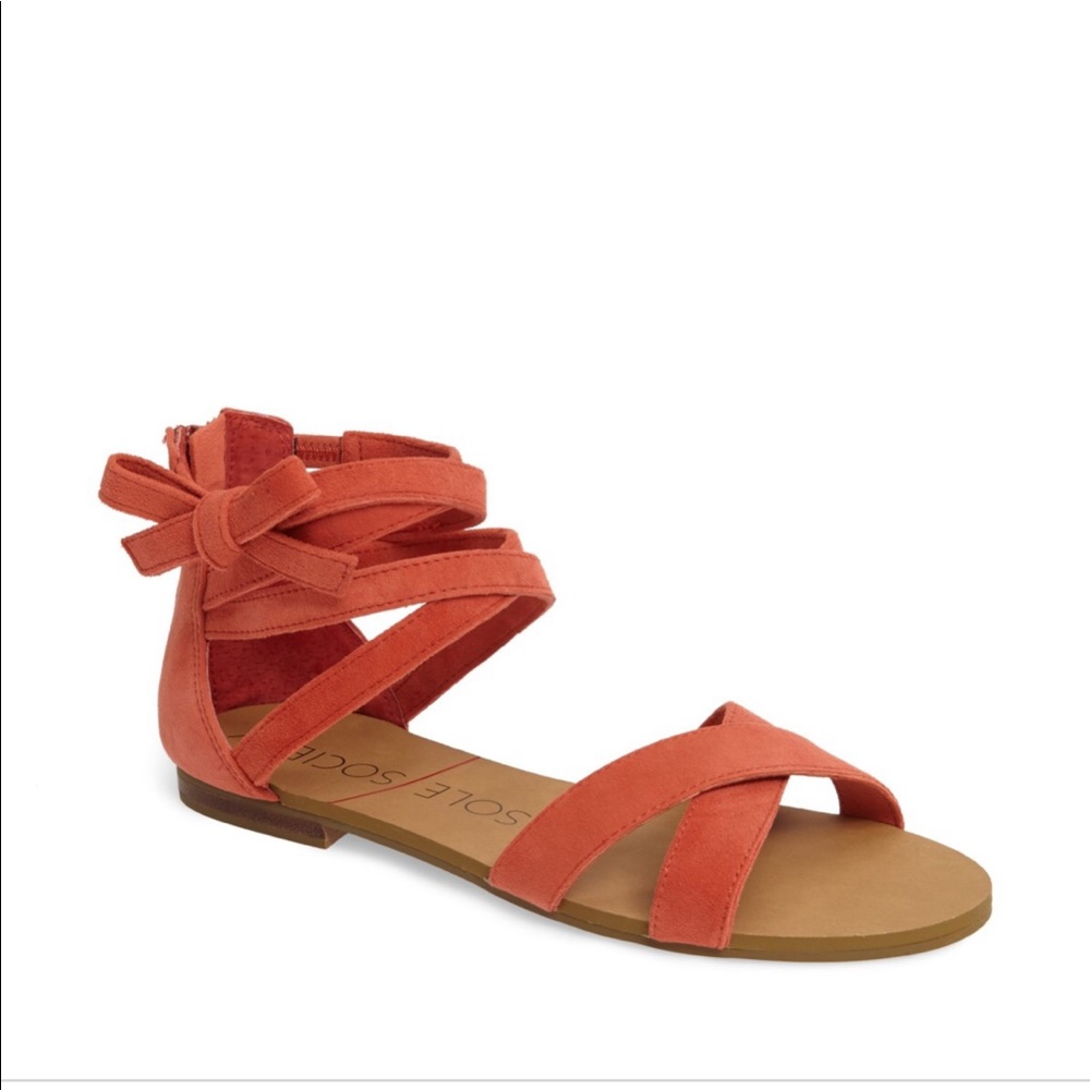 NWOT Sana Wraparound Sandal - Paprika